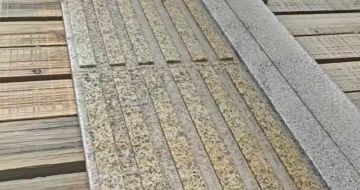 拉萨黄金麻盲道石 盲条