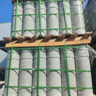 拉萨挡车柱芝麻白 挡车石