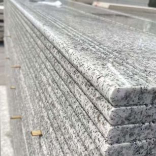 拉萨芝麻白楼梯踏步 花岗岩楼梯板材