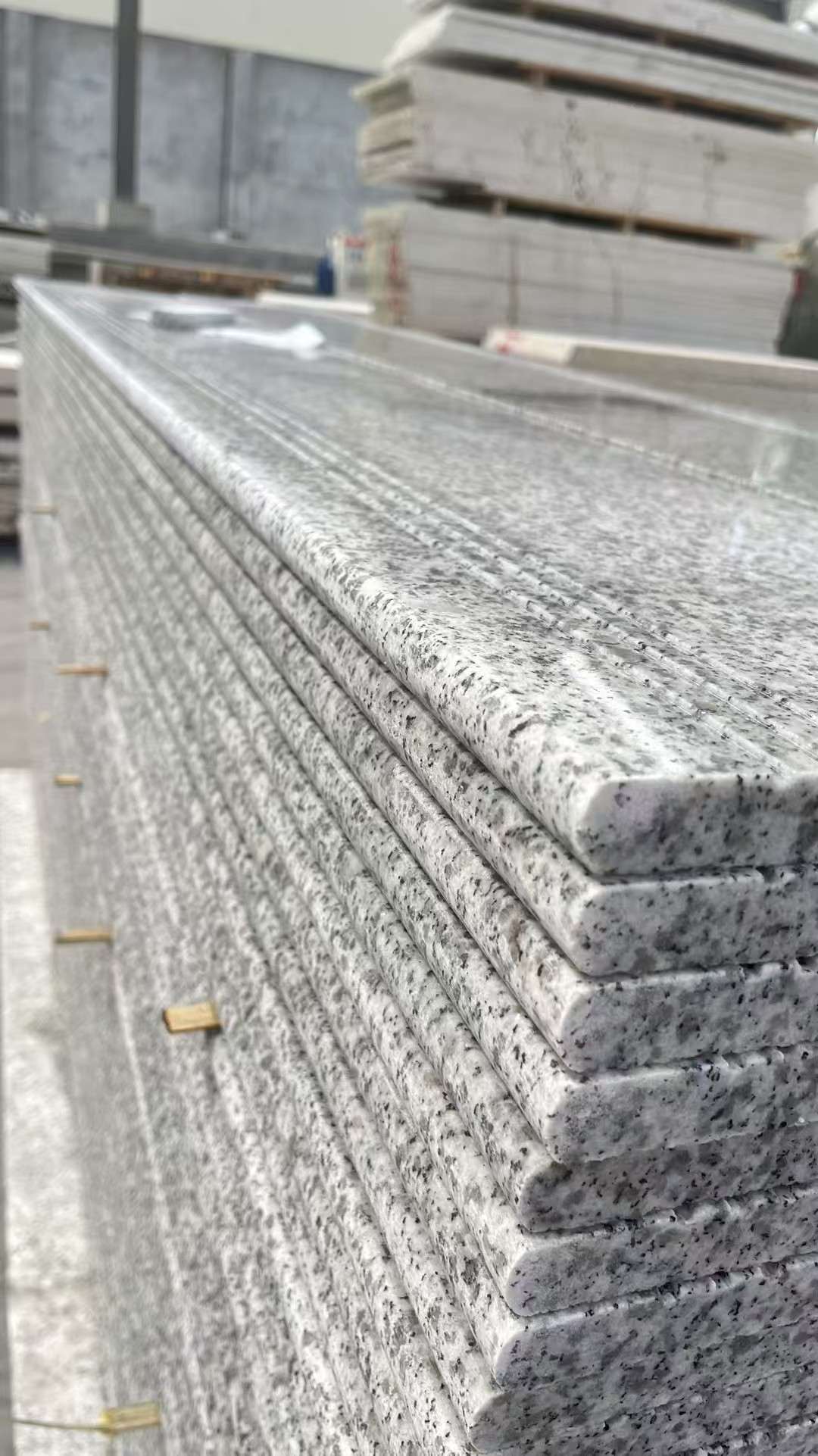 拉萨芝麻白楼梯踏步 花岗岩楼梯板材