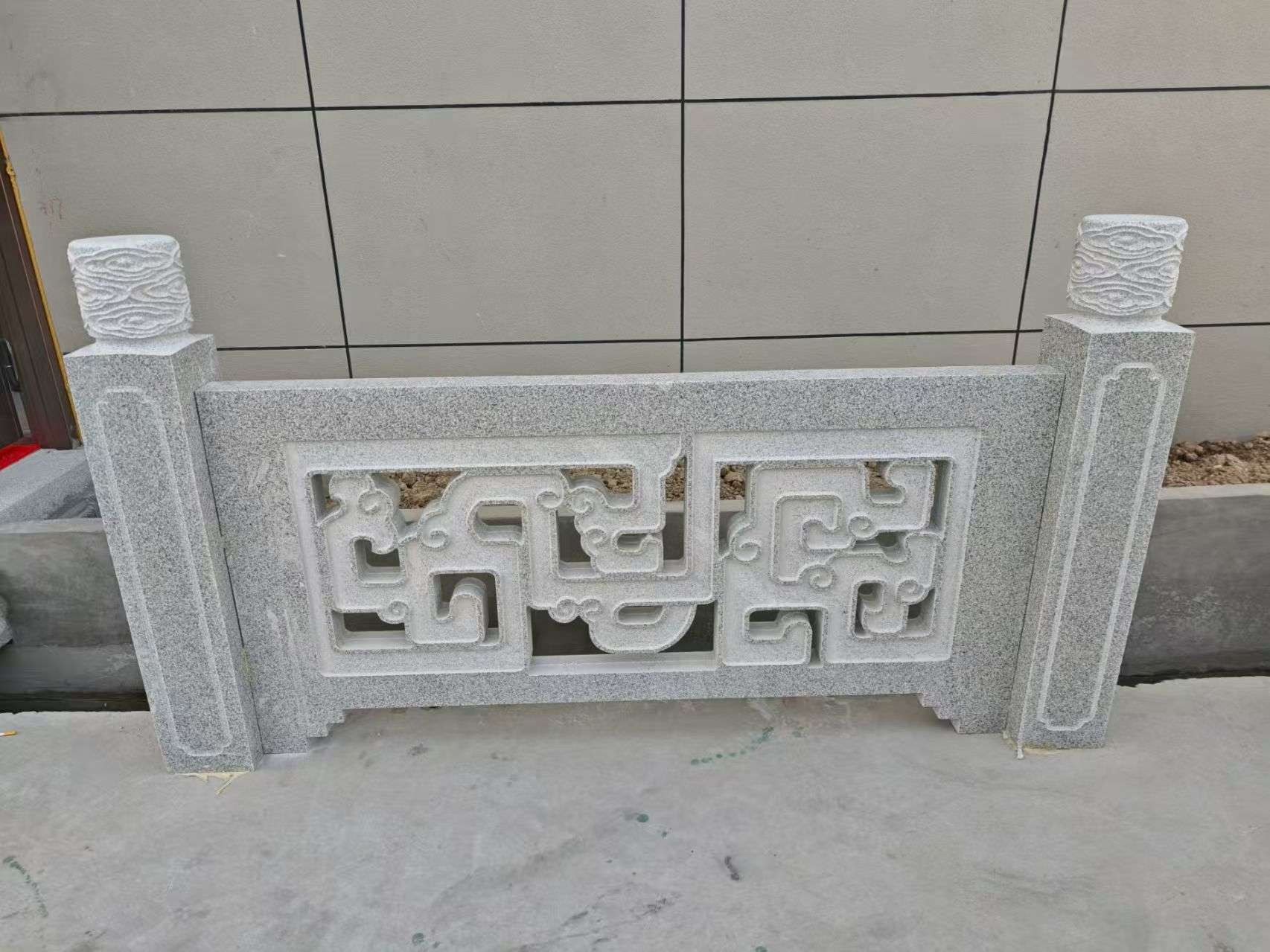 拉萨芝麻白河道栏杆 桥栏杆